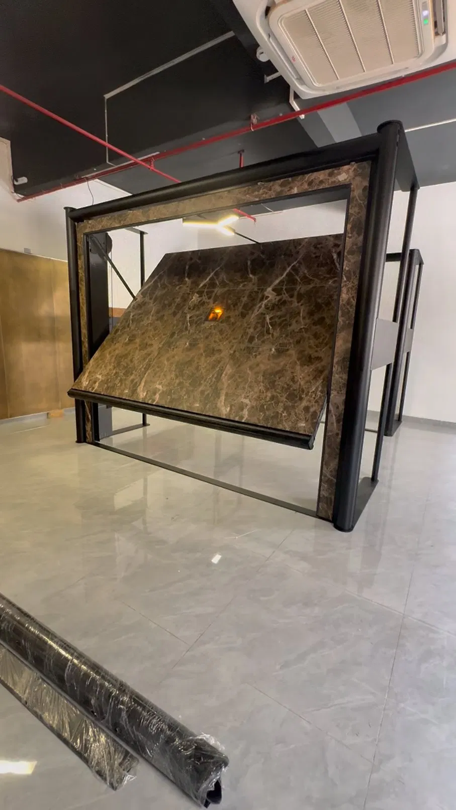 Energy-Efficient Design Automatic Flush Panel Aluminum Sterling Garage Door