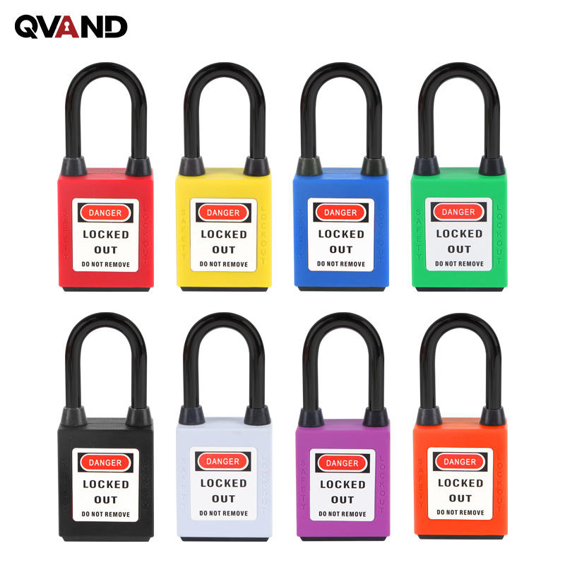 Heavy-Duty 38mm Nylon Shackle Safety Padlock for Ultimate Security