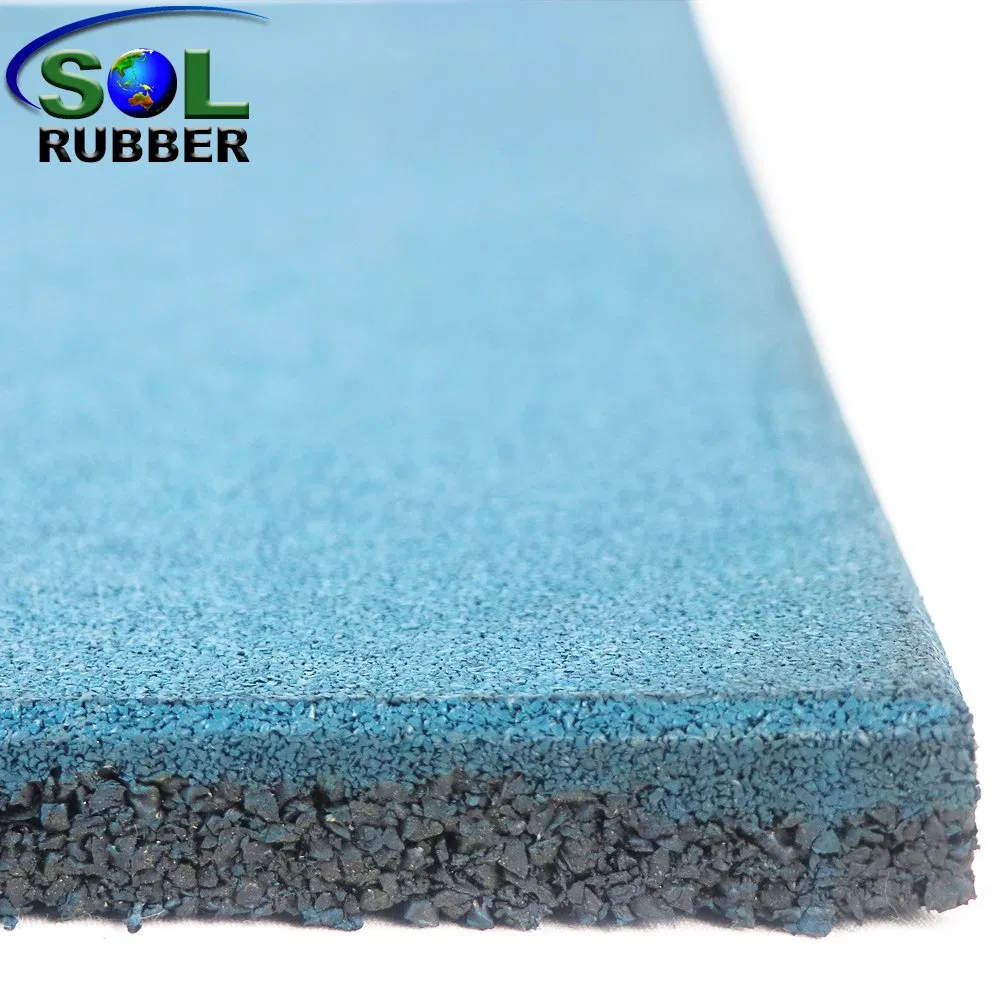 45mm Shock-Absorbing Rubber Tiles for Playgrounds