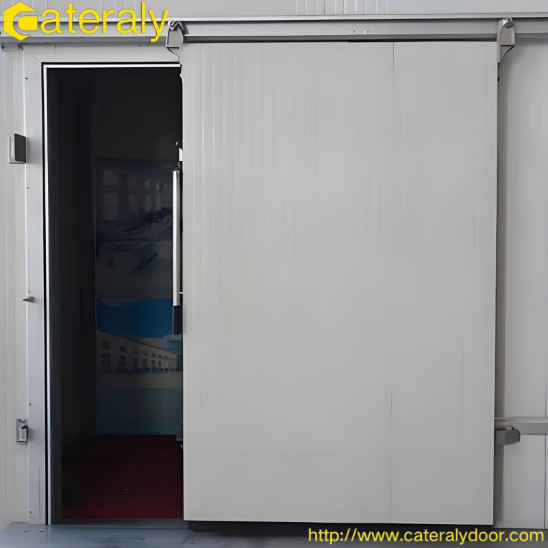 Cateraly Customizable Automatic Sliding Cold Storage Door with Durable Hardware Options