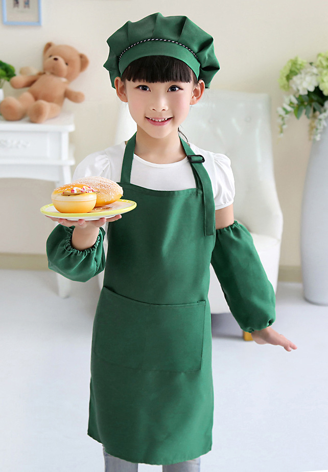 Wholesale Cotton Canvas Apron Cheap Custom Apron Kids Painting Children Apron