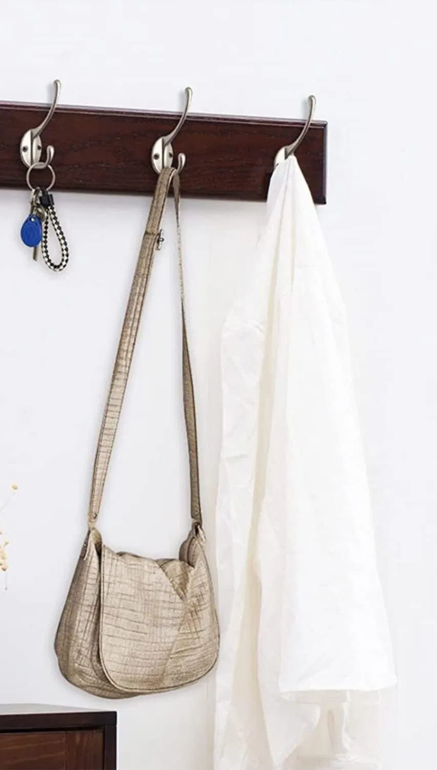 Mdyg222sn Die-Cast Zinc Coat Hook, Satin Nickel Finish