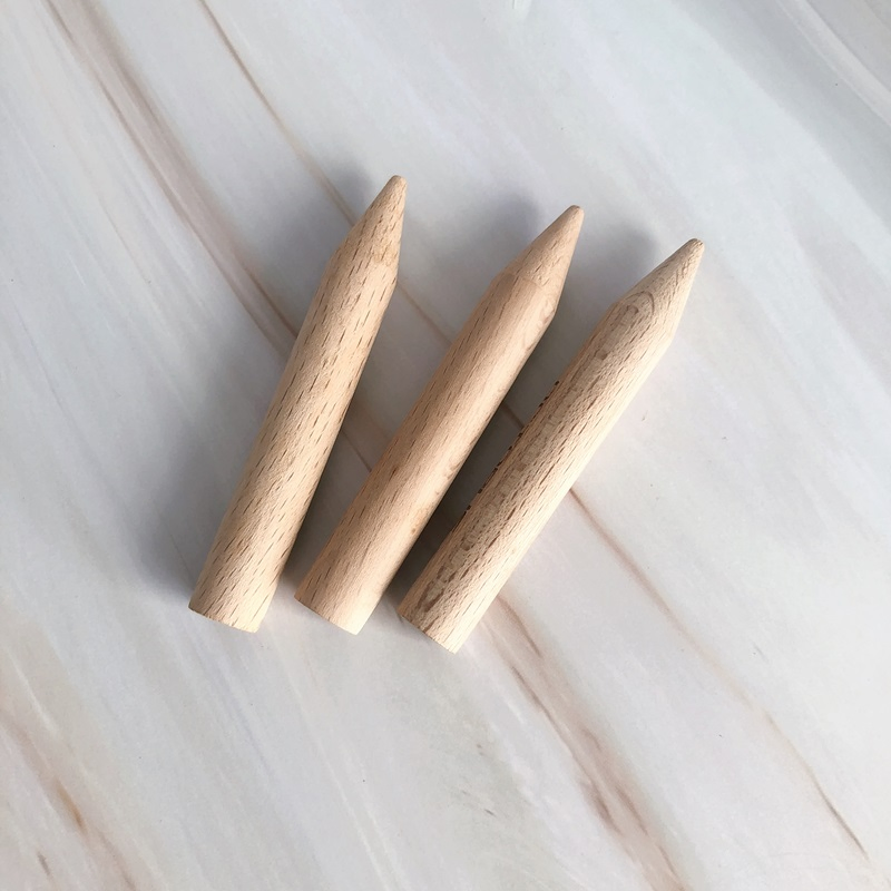 Preroll Cone Stick Custom Print Cigar Rolling Wooden Round Beech Sticks