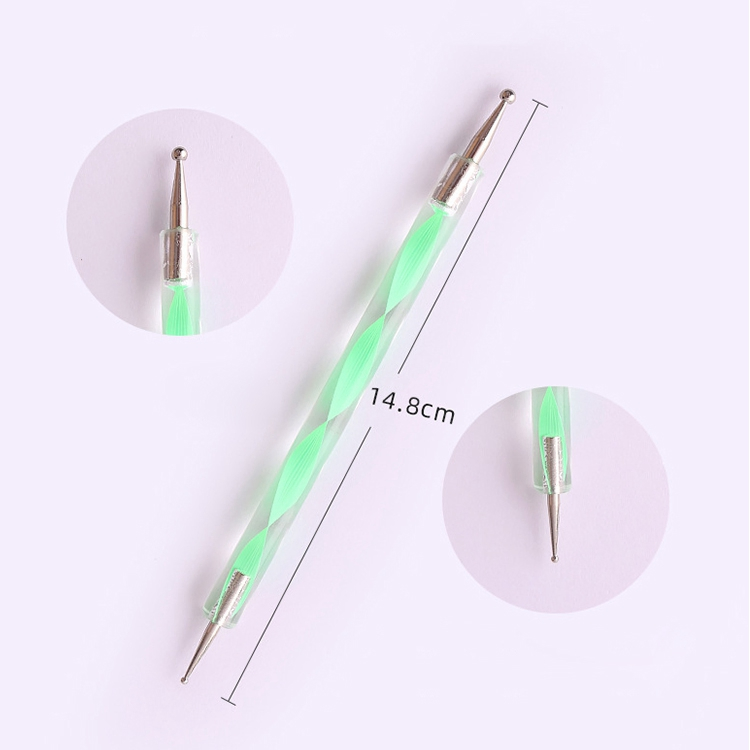 2021 Cheap Price New Design EVAL Double End Acrylic Handle 5PCS Nail Art Brush Set PRO Design Drawing Nail Brushes
