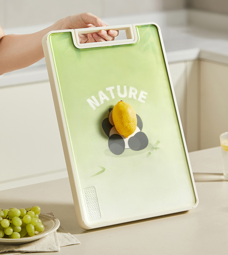 Cutting Board Double-Sided Kitchen Solid Wood Cutting Board Antibacterial and Mildew Resistant