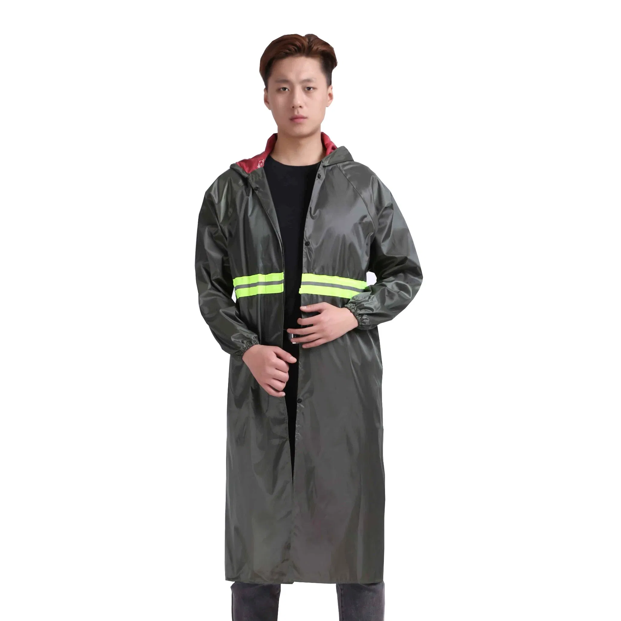 Slf-Ox02 High Quality Top Popular Fashion Profession Oxford and PVC Coating Raincoat Rain Wear Rain Suit