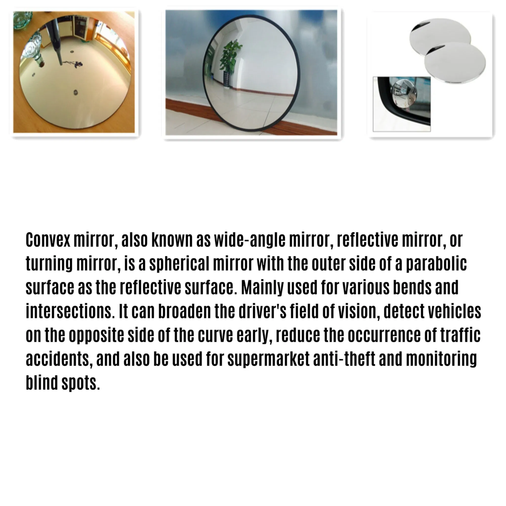 Custom Heat Bent Curved Mirror Glass 1.8mm 2mm High Precision Curved Design for Motorcycle Truck Car