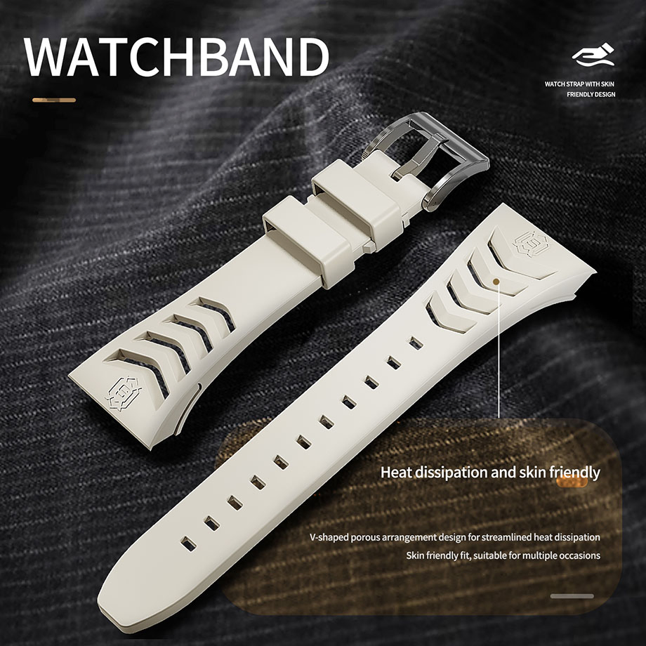 for Appe Watch Bands 49mm Soft Silicone Wristband Strap with Stainless Steel Watch Screen Case for iWatch Series 10 9 Ultra Se