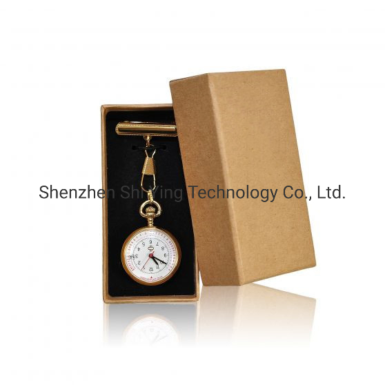 Best Medical Stainless Steel Nurses Brooch Pin Watch with Japan Movt