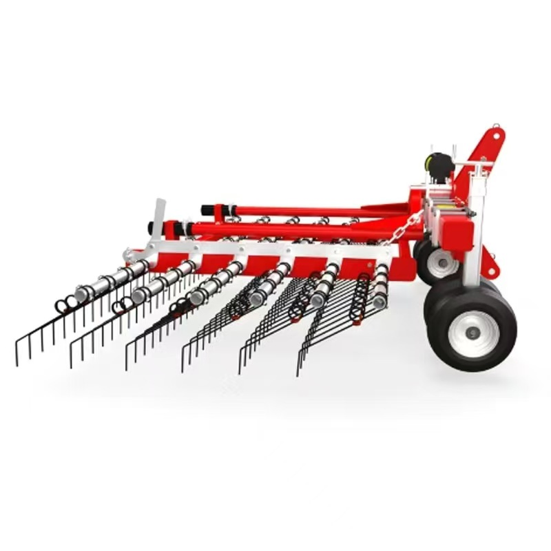 Professional Spring Tine Harrow for Football Pitches with Adjustable Depth