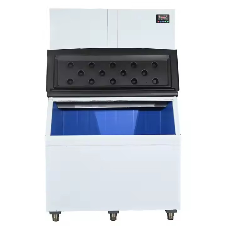 Electric 1000kg Commercial Block Maker Stainless Steel Automatic Cube Ice Making Machine for Industrial Business Use
