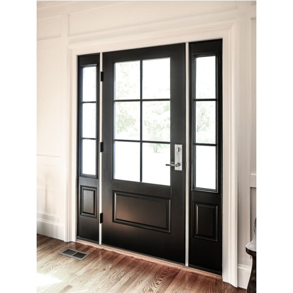 Cbmmart Factory Customized Entry Wood Doors Solid Wood Front Door for Villa