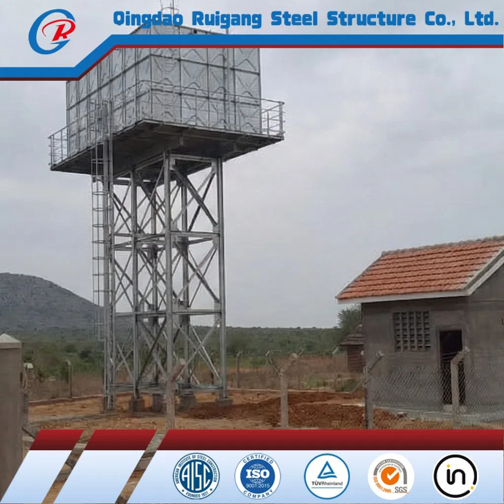 Hot Selling Galvanizing Steel Structure Tower Water Tank Stand