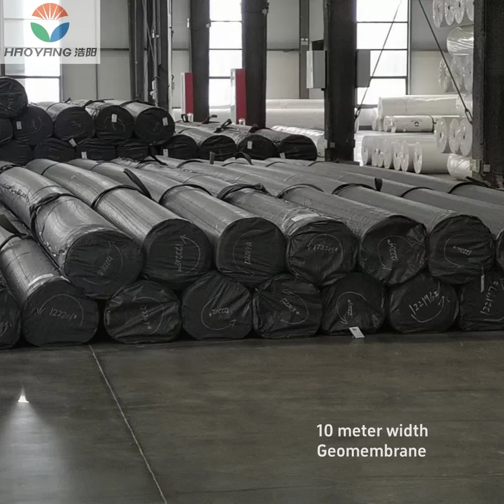 0.5mm / 0.75mm /1.0mm /1.5mm / 2.0mm Fish Pond Plastic Geomembrane for Shrimp Farming