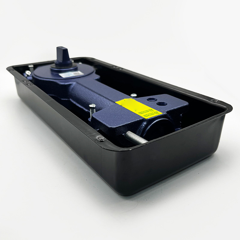 Heavy-Duty Hydraulic Double Cylinder Floor Spring Mounted Door Closer Stainless Steel Glass Door Hinge Modern Hotels