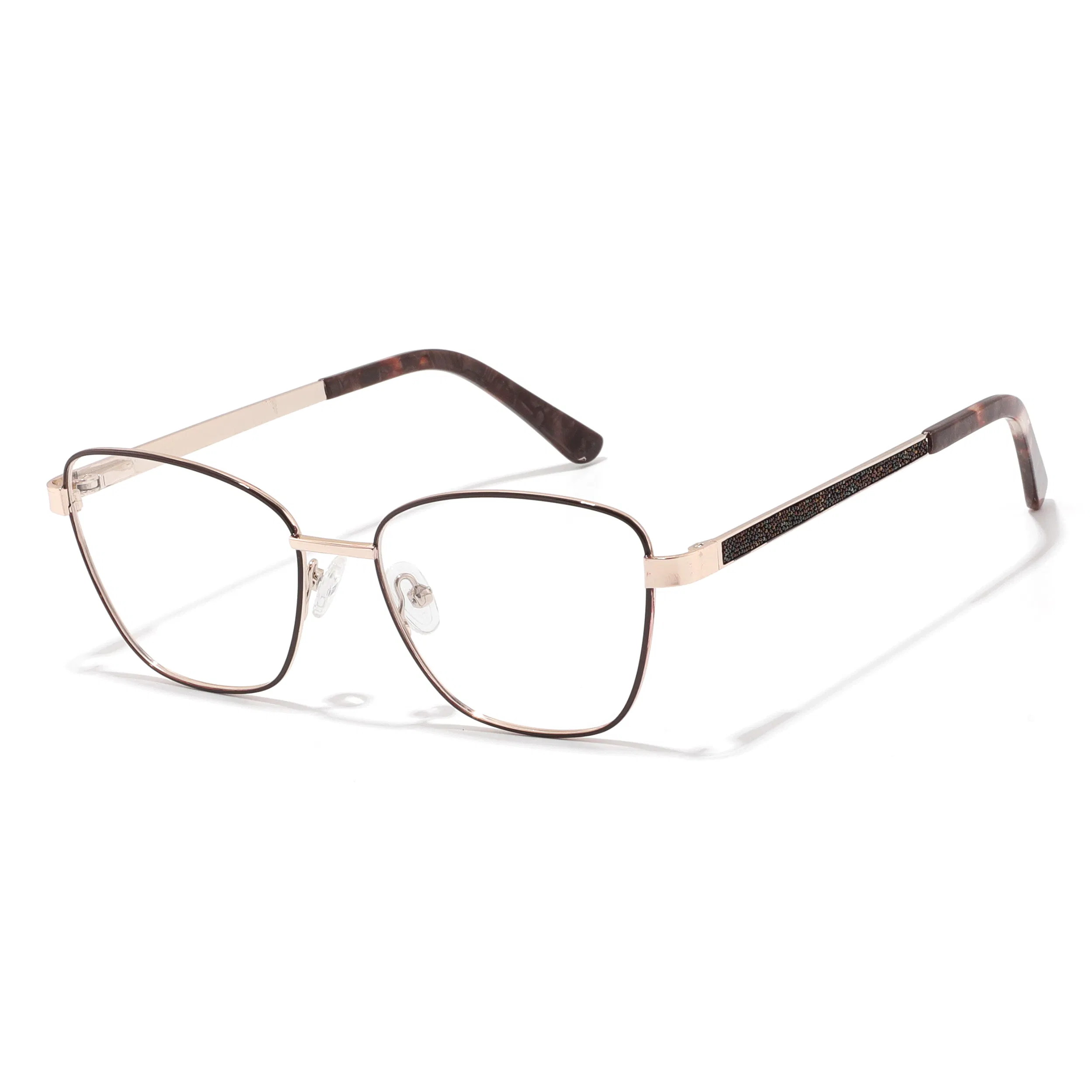 Retro Design Cat Eye Colorful Customized Logo Wholesale Unisex Metal Optical Frames