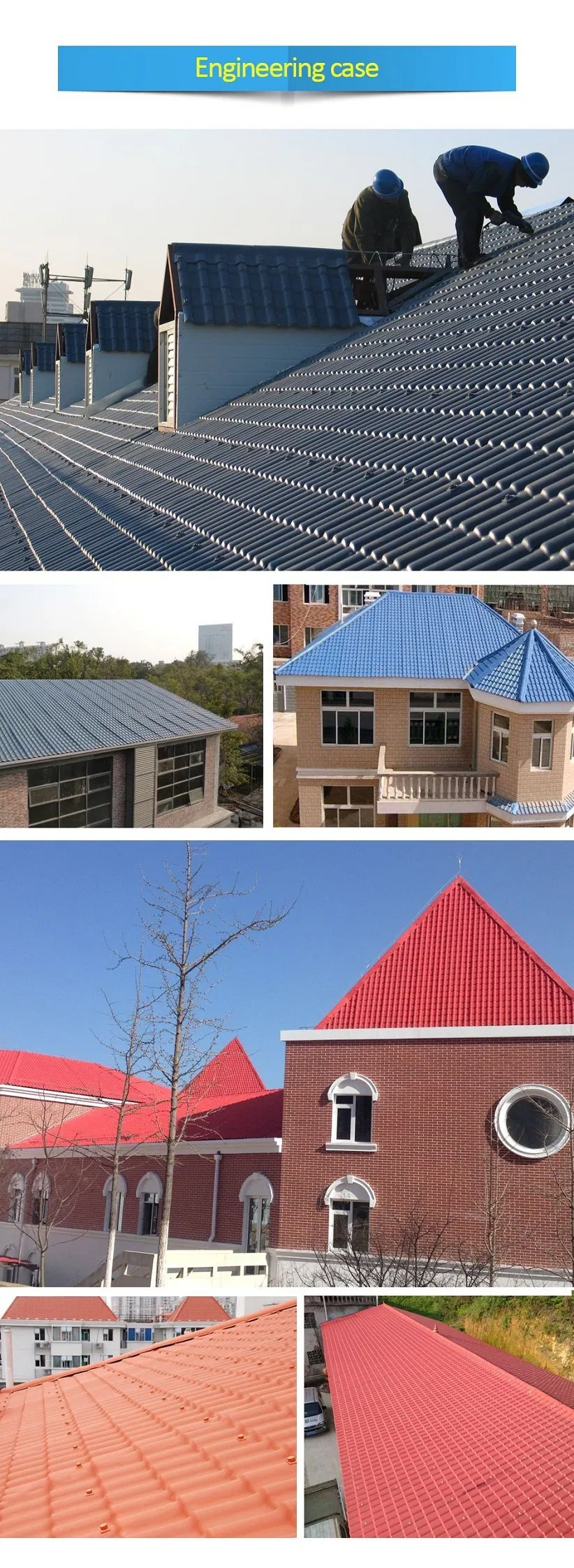 ASA Synthetic Resin Roof Tile Royal 1050