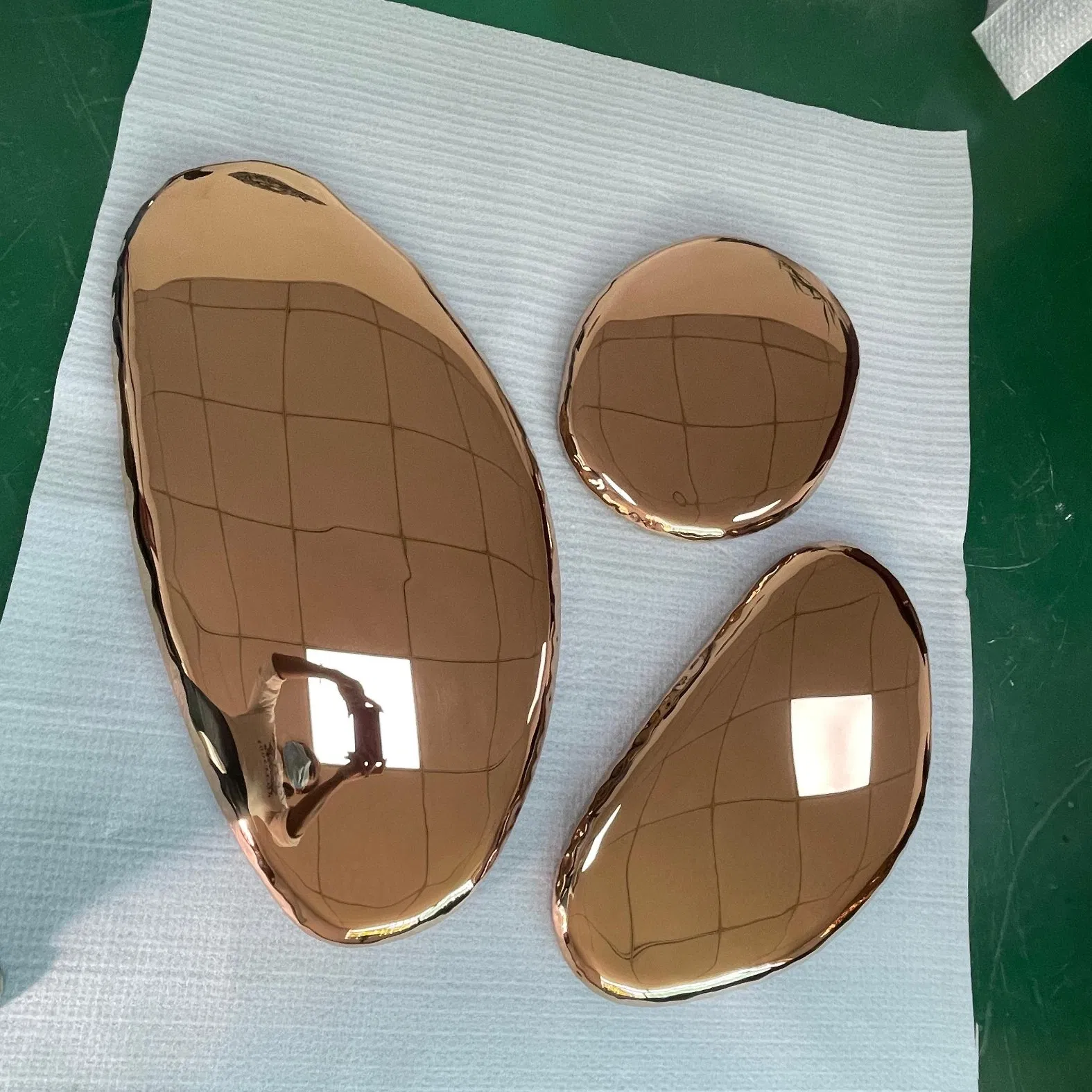 600mm 700m 800mm 1000mm 1200mm Multi-Color Chrome Metal Stainless Steel Wall Stones Mirror Decor Wall Cladding Decoration