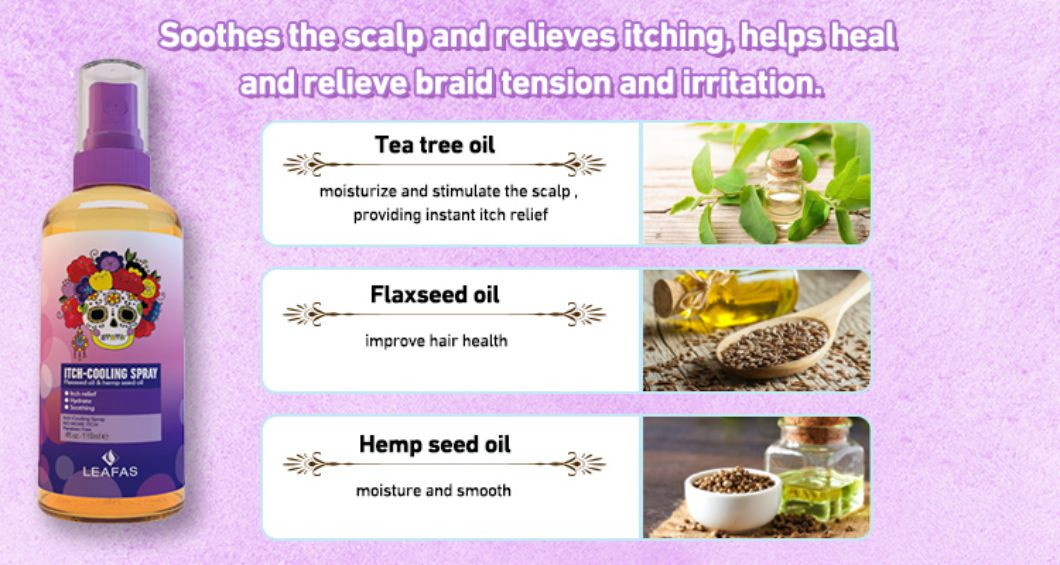 Hot Sale Guangzhou Factory 120ml Itch-Cooling Scalp Spray