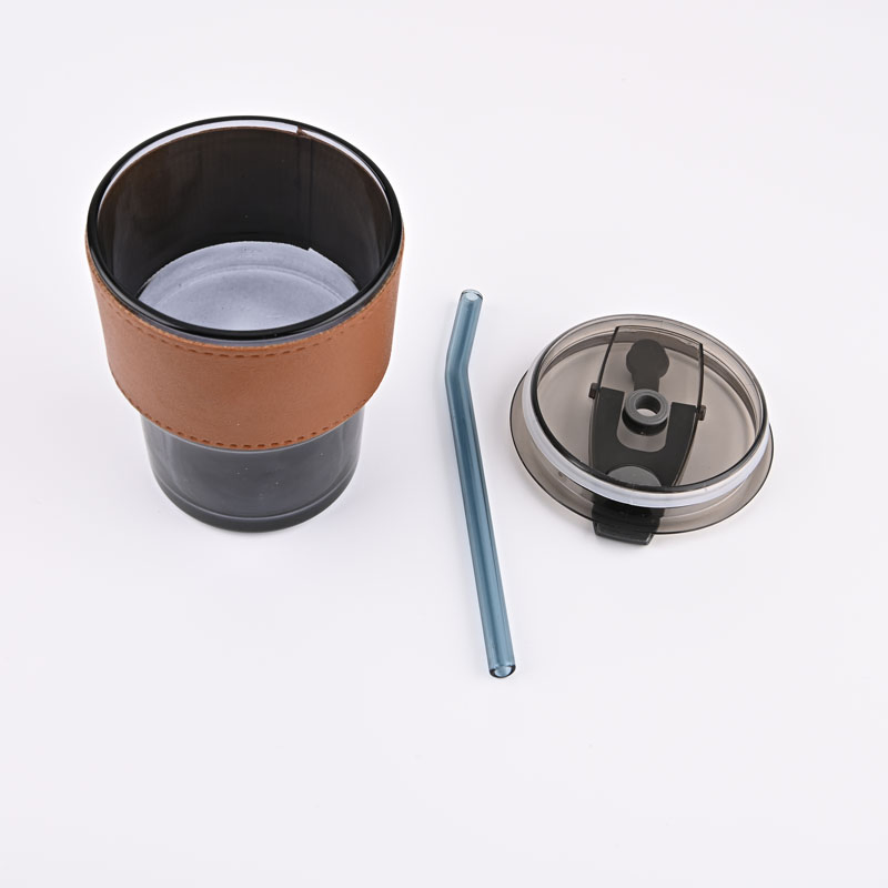 Термокружка для кофе с соломинкой и чехлом