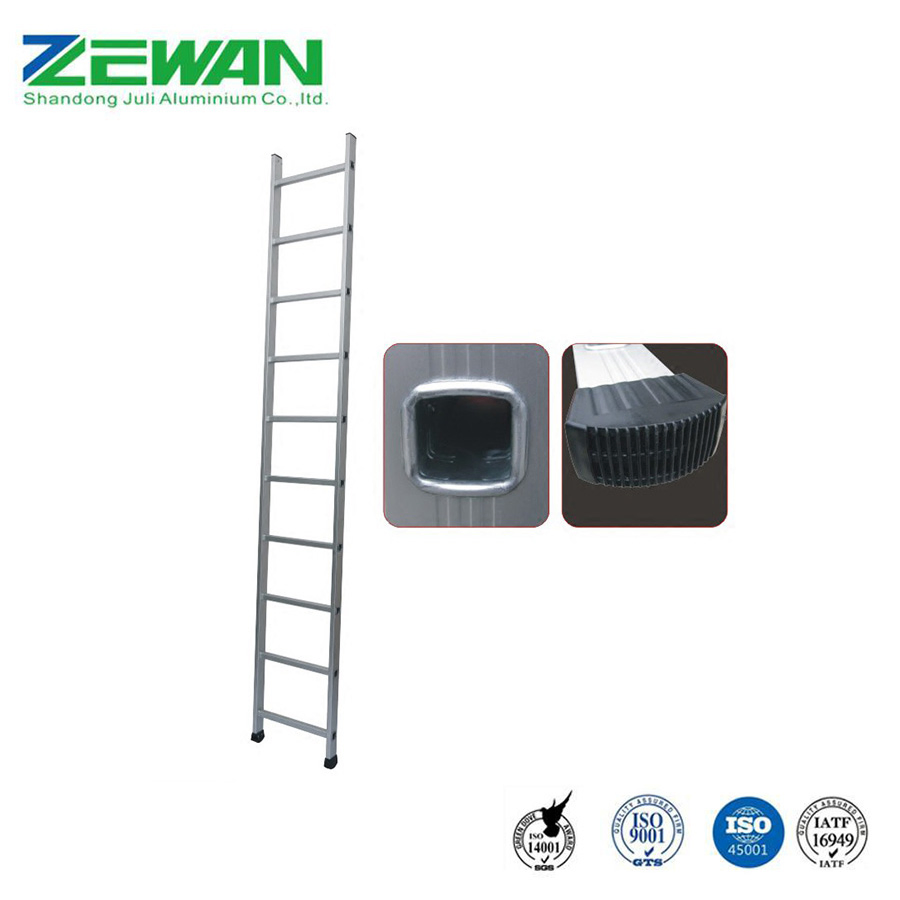 Metal Folding Ladders Aluminum Multipurpose Aluminium Straight Step Ladder for Household
