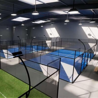 Professional Padel Court International Standard Panoramic Glass Padel Tennis Court with Factory Price