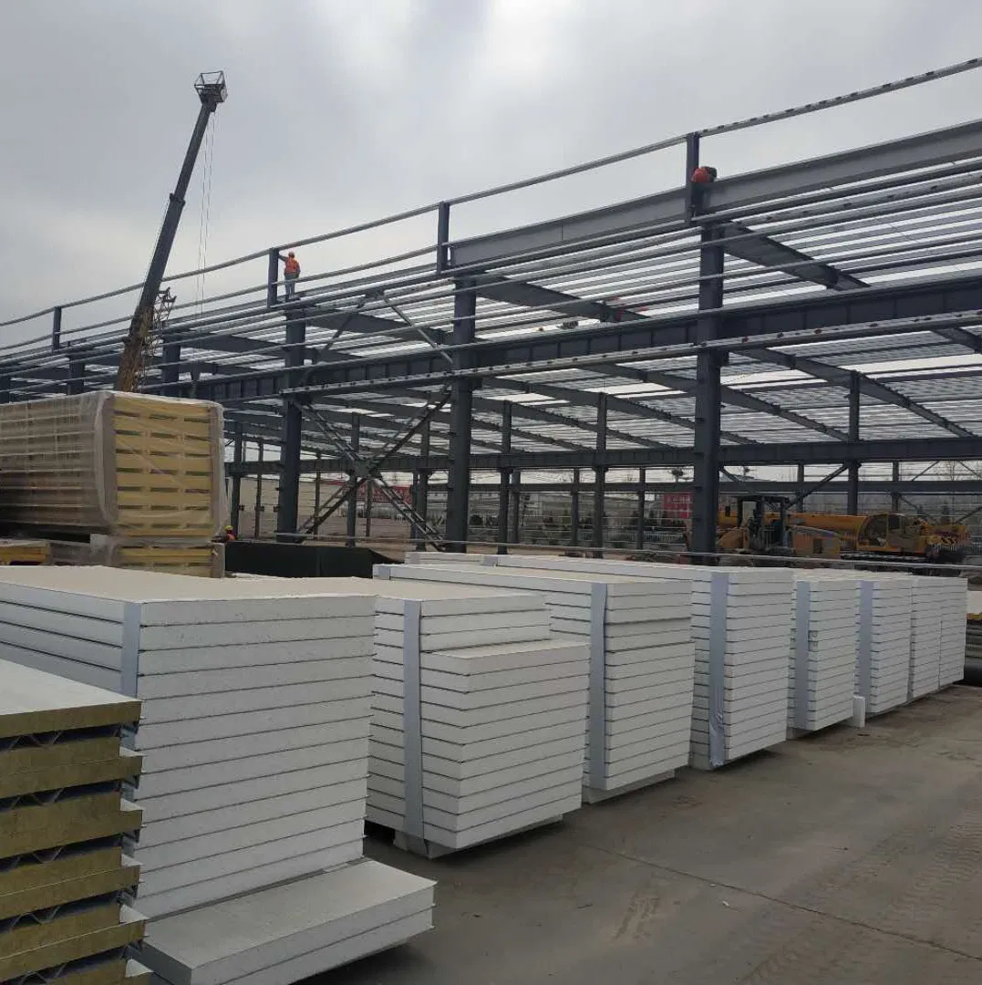 Color Steel Metal Faced High Strength Styrofoam/EPS/Polystyrene Sandwich Panel for Warehouse/Shed/Caravan From Headstream Company