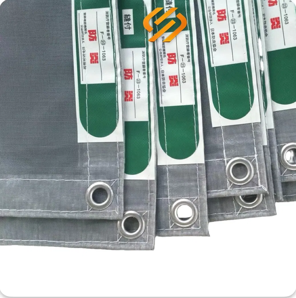 250d /24X24 130g Fire Retardant PVC Mesh Sheet for Construction Scaffolding Safety Net 1.8X3.6m