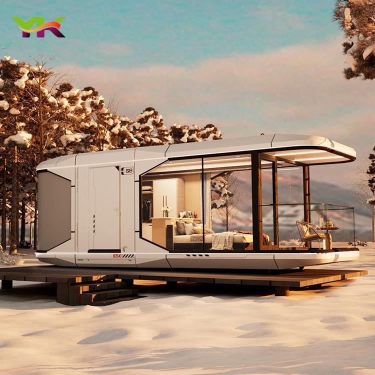 Integrated Homes House Factory Price Prefabricated Luxury Safe Modern Space Capsule Soundproof Water Proof Vessel Modular Capsule Hotel