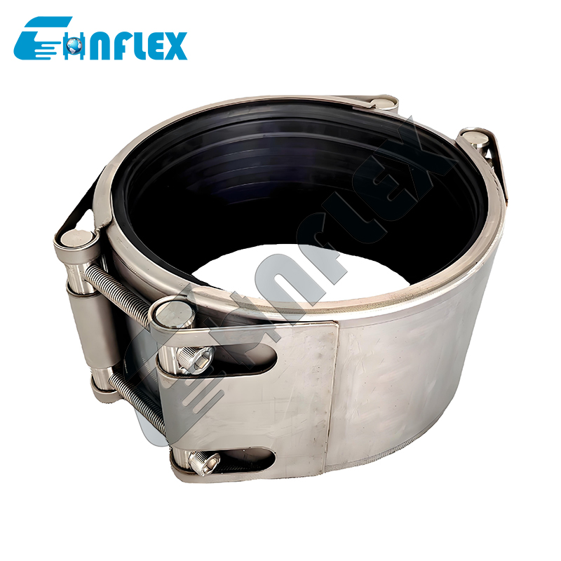 Folding Type Stainless Steel Coupling Repair Clamp for Water Gas Oil Pipe