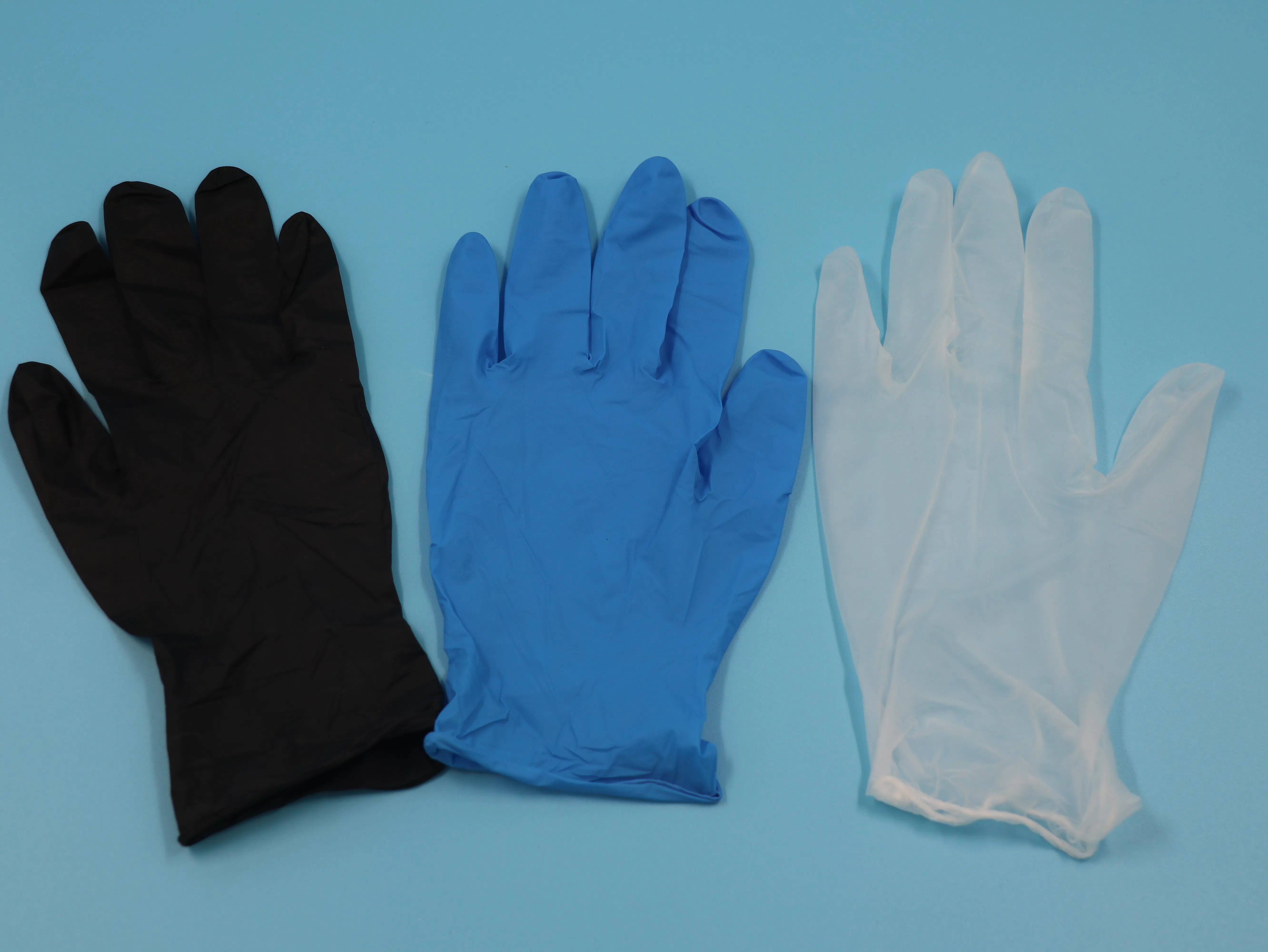 Pink/Blue/White Black Professional Beauty Salon Gloves for Coloring, Care & Hygiene