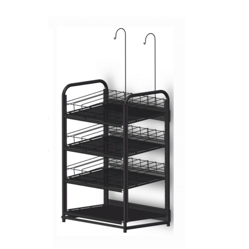 Qcr-6L Metal Floor Stand Beer Display Racks