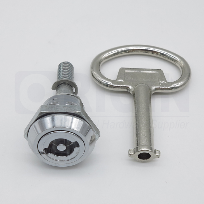 Quarter Turn Cam Lock Triangle Lock Zinc Alloy Cabinet Cam Compression Lock for Electrical Cabinet
