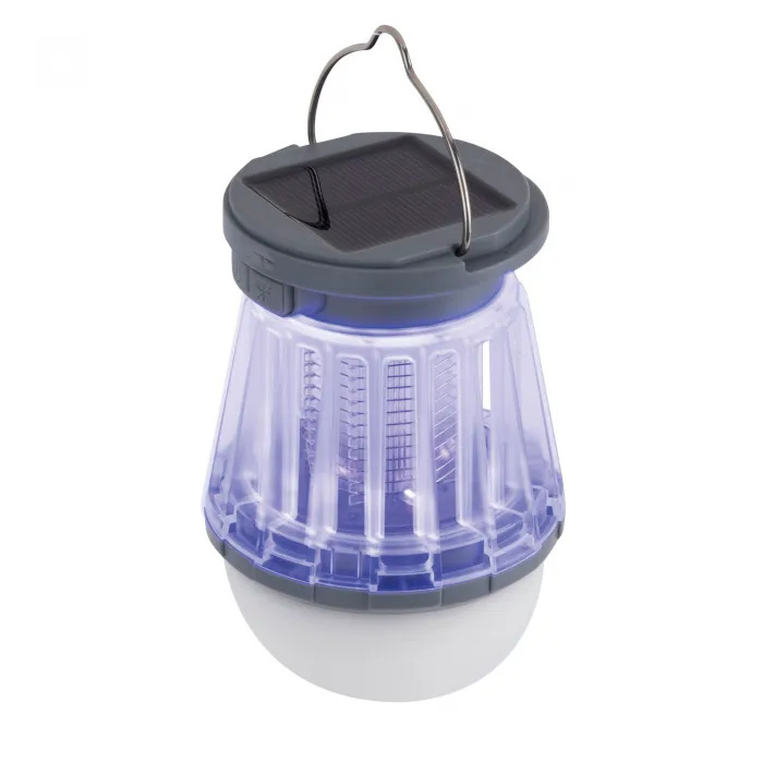LED Solar Camping Light with Anti-Mosquito UV Trap, Portable and Waterproof - Ideal for Camping, Hiking, and Outdoor Activities