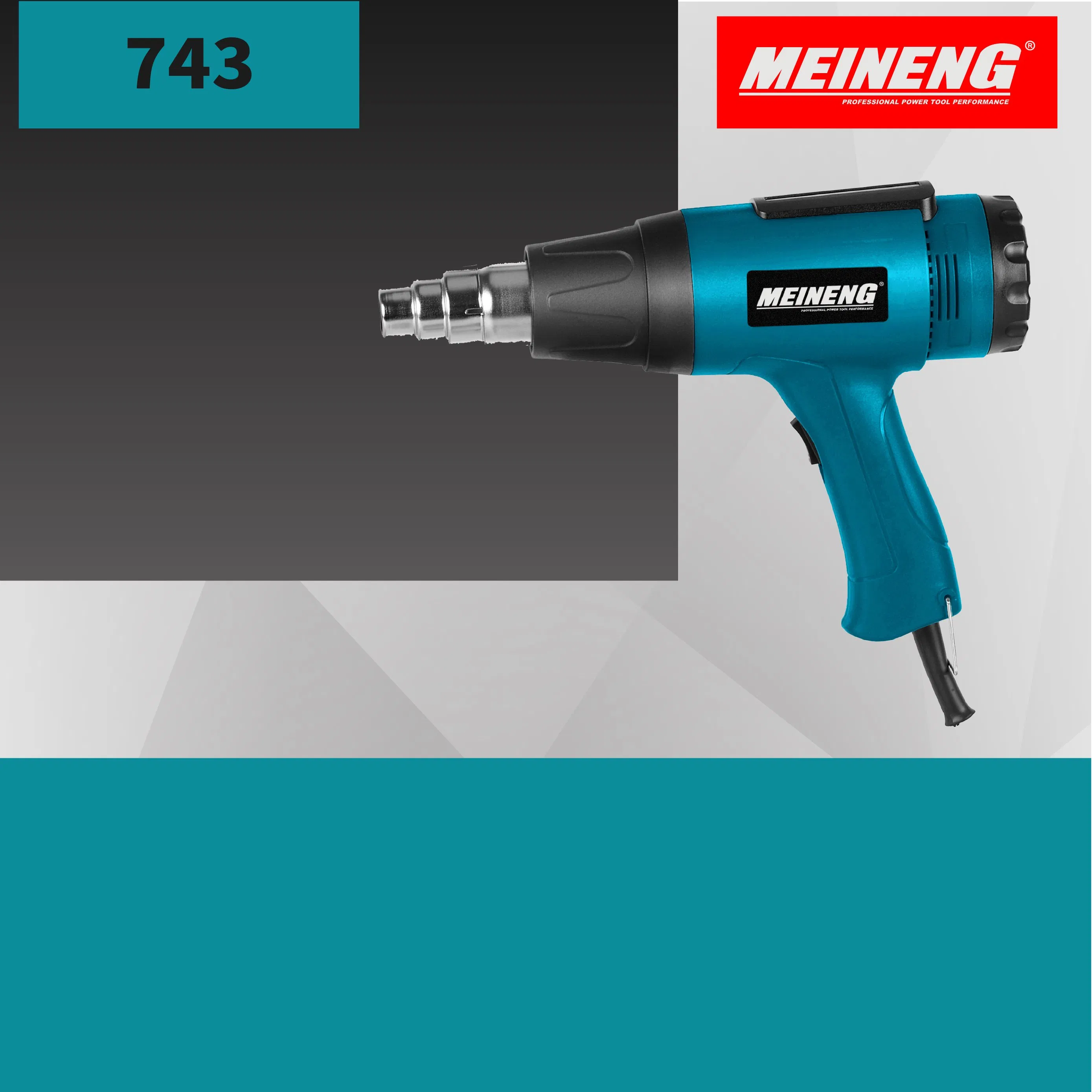 Professional 743 Heat Gun with Adjustable Temperature Settings for Precise Applications