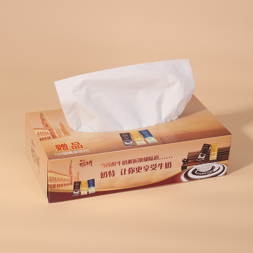High Quality Space Saving Lightweight Compact Tissue Paper Box Tissue Paper
