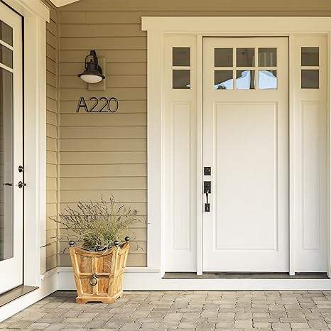 3-Inch Solid Brass Mailbox Numbers House Numbers for Outside House Address Sign for Door