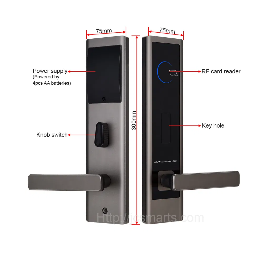 The Advanced Electric Hotel Digital Door Lock with Card Unlock
