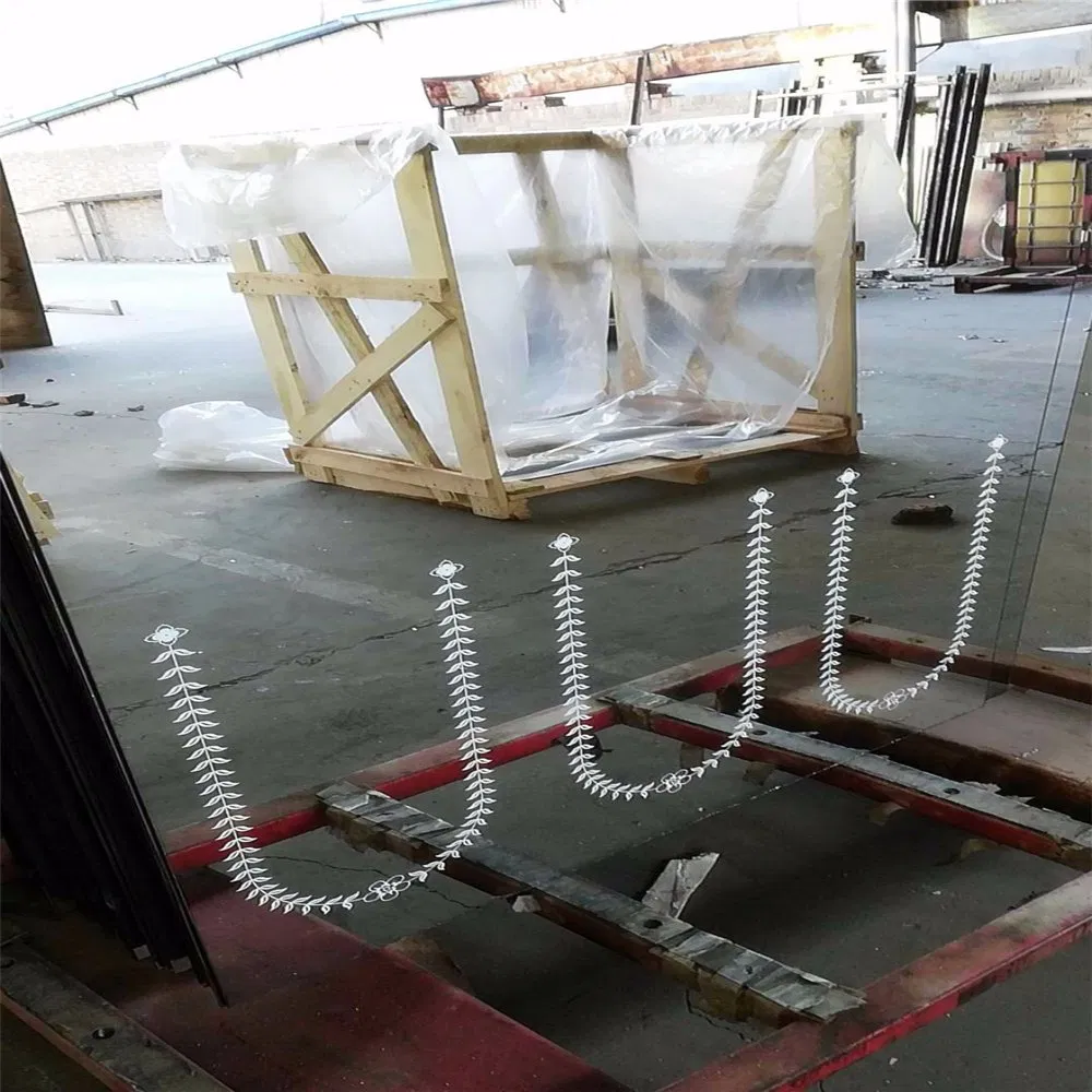 Design Flower Float Glass Mirror Single Double Coated China Factory to India Nepal Market