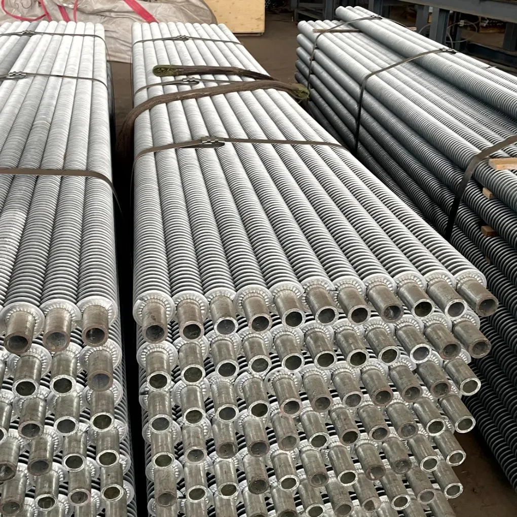 Large-Diameter Finned Cooling Tubes for Power Plant Heat Recovery Systems