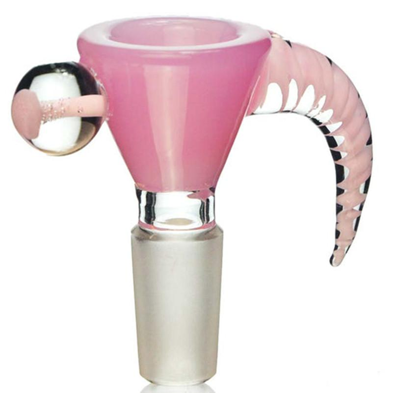 Colored Bowl Glass Dabber Smoking Accessories for Water Pipe