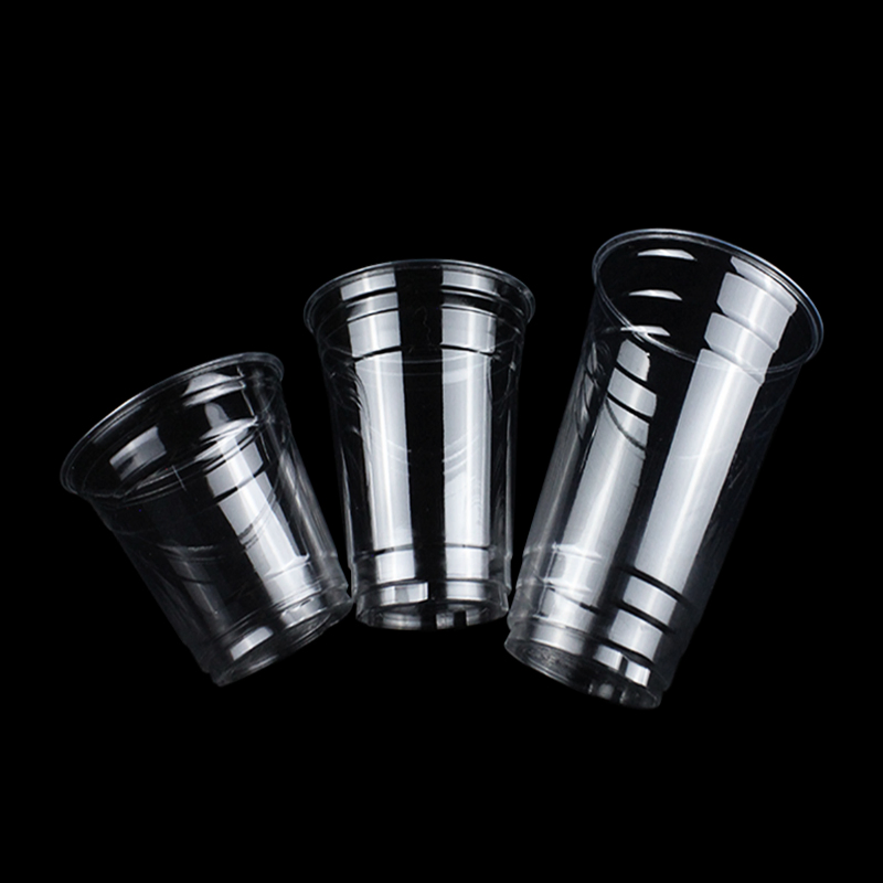 Чашки PLA с логотипом, 250-900 мл, плоская и куполообразная крышка