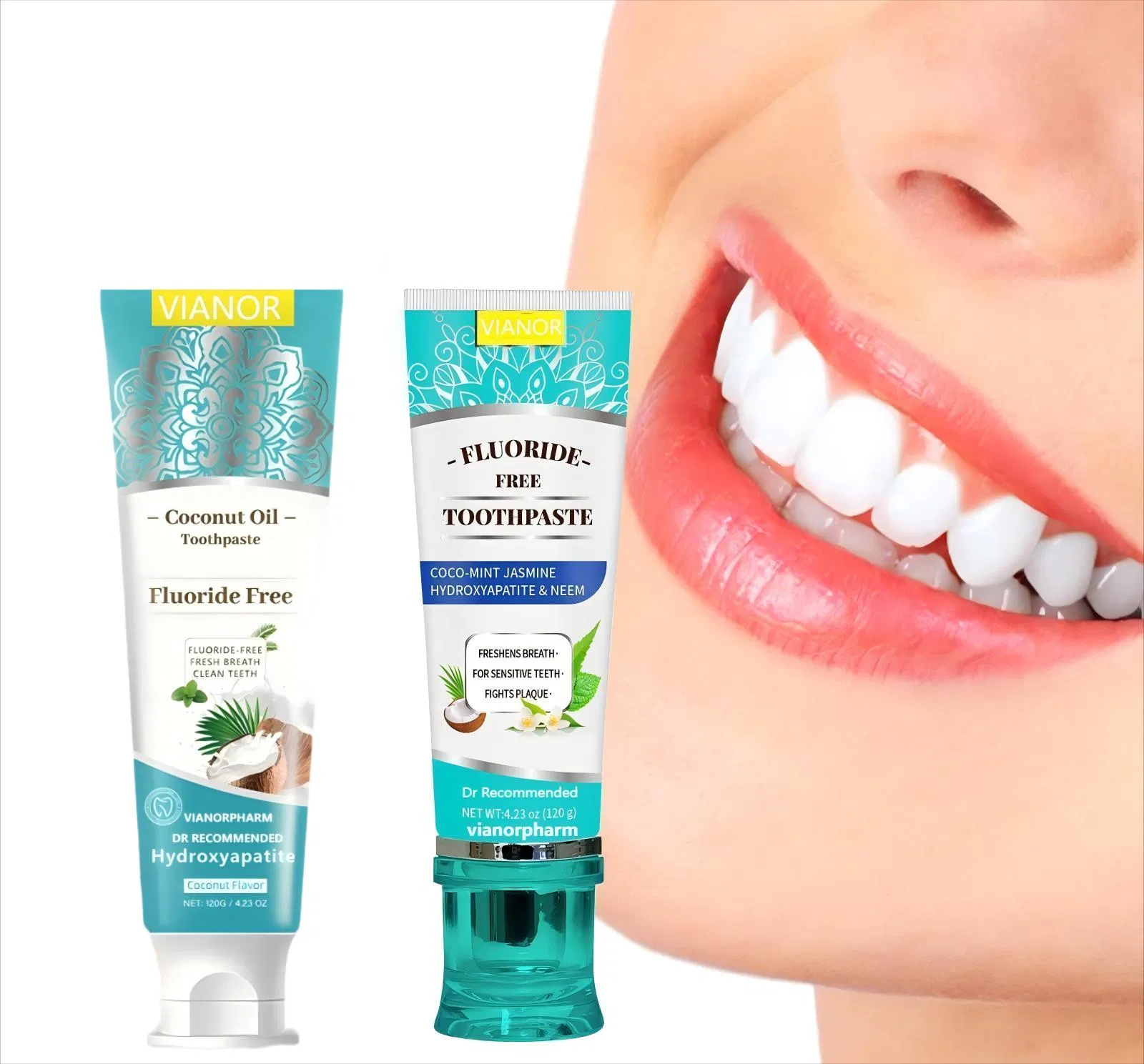 Vianor Hismile Whitening Fluoride Watermelon Flavour Tooth Paste