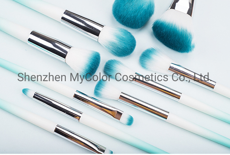 Portable Makeup Brushes 10PCS High Quality Make up Brush Set for Foundation Powder Eyeshadow Lip Cosmetics