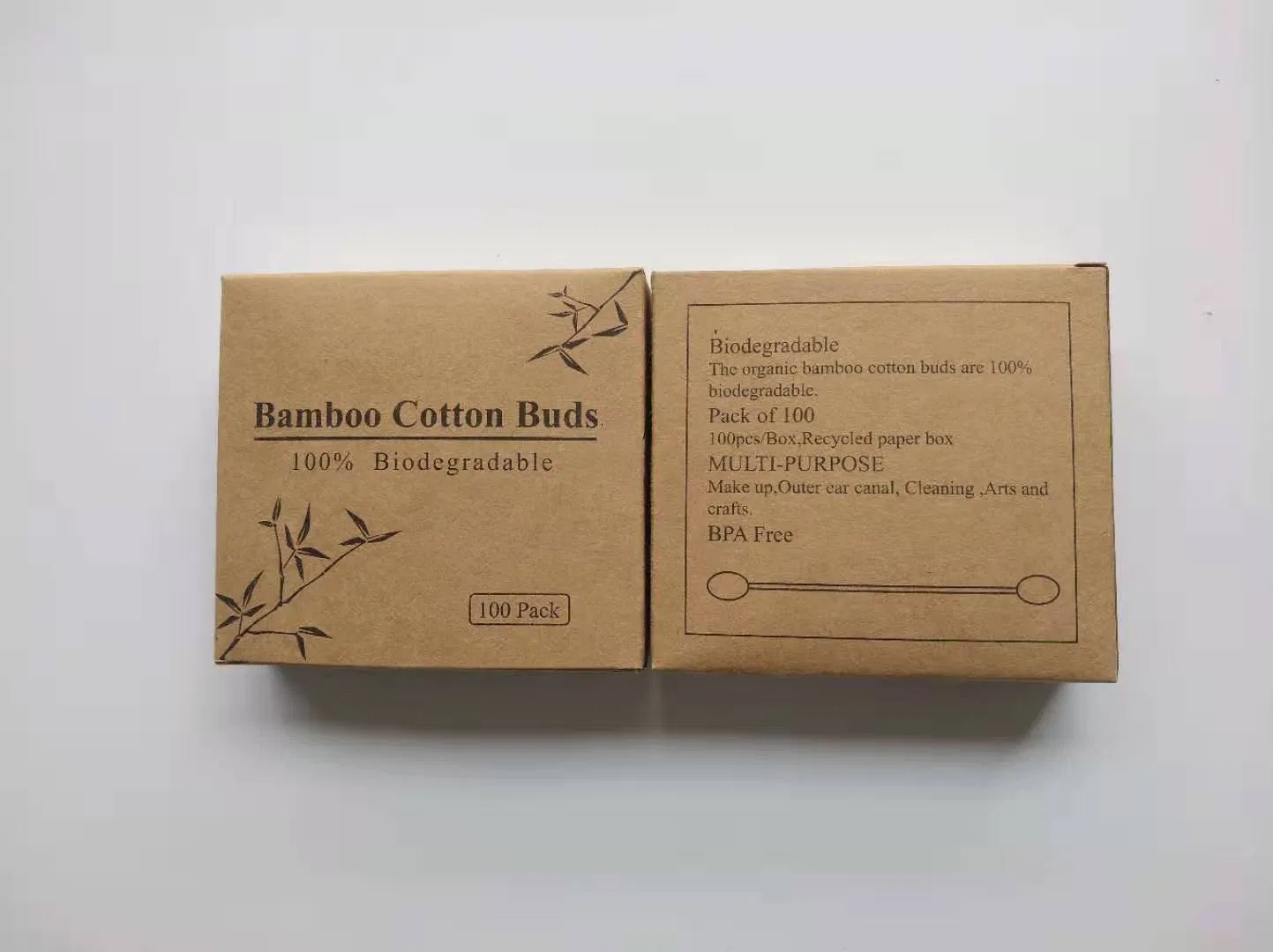 Eco-Friendly Bamboo Cotton Buds Natural
