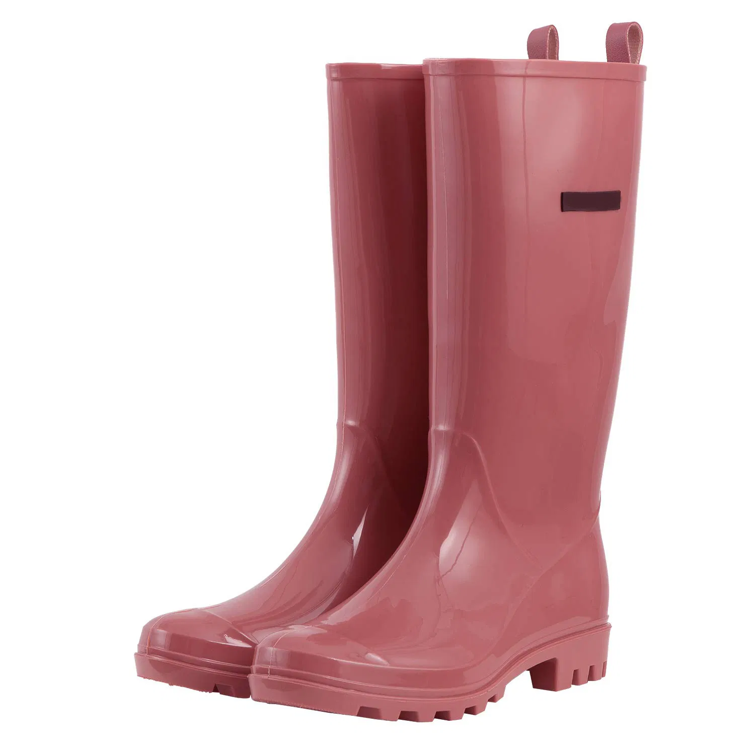 2021 Ladies Women Low Heel Boots Women Shoes PVC with Different Colours