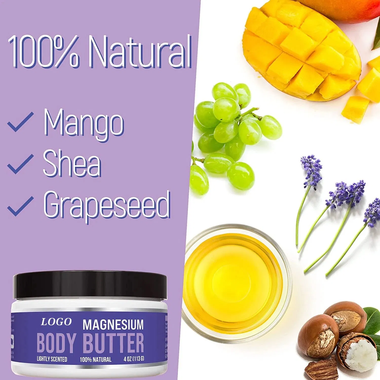 Beauty Cosmetics Skin Care Improves Sleep Muscle Soreness Body Butter - Magnesium Cream