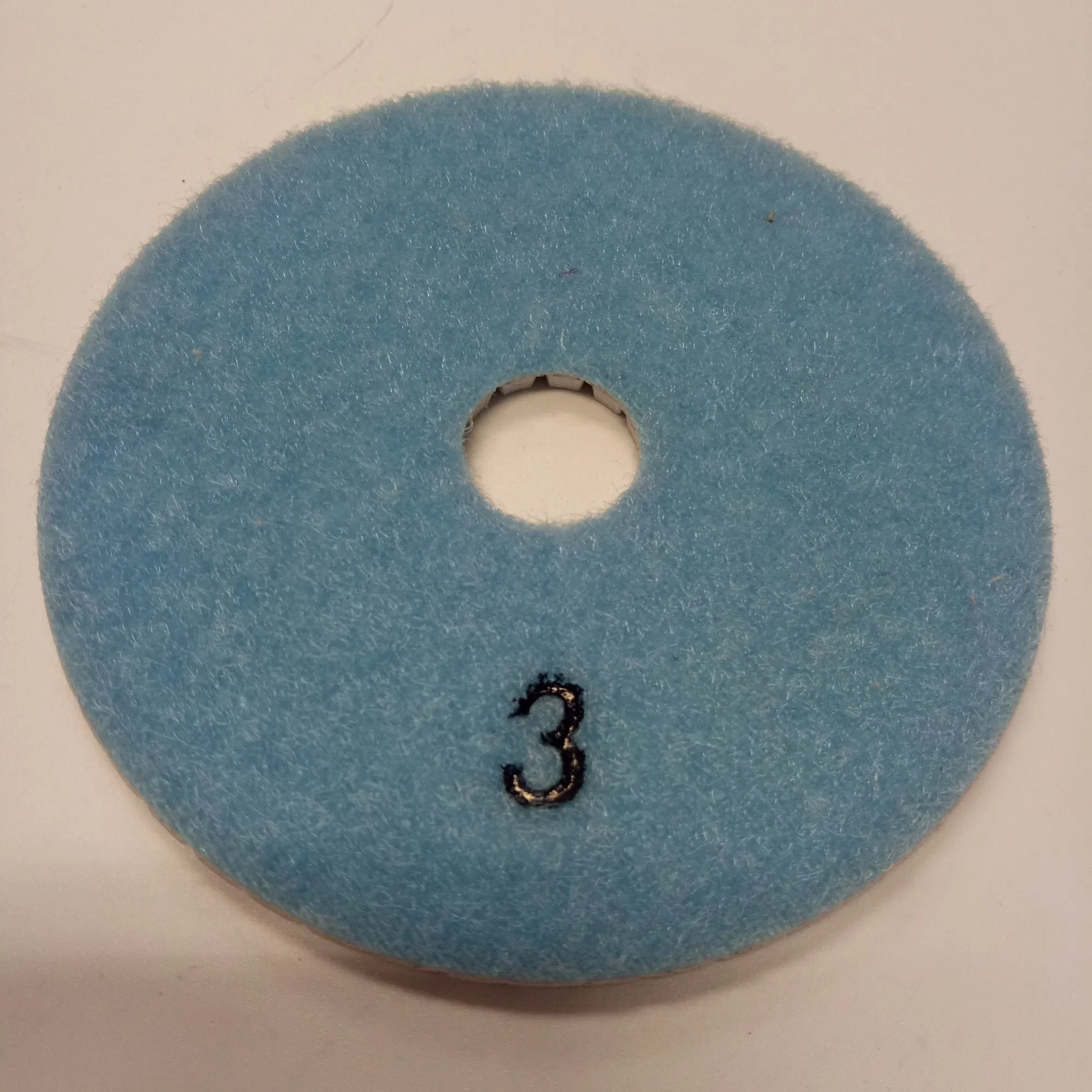 5 Steps Wet and Dry White Flexible Resin Diamond Floor Polishing Pads for Granite Marble