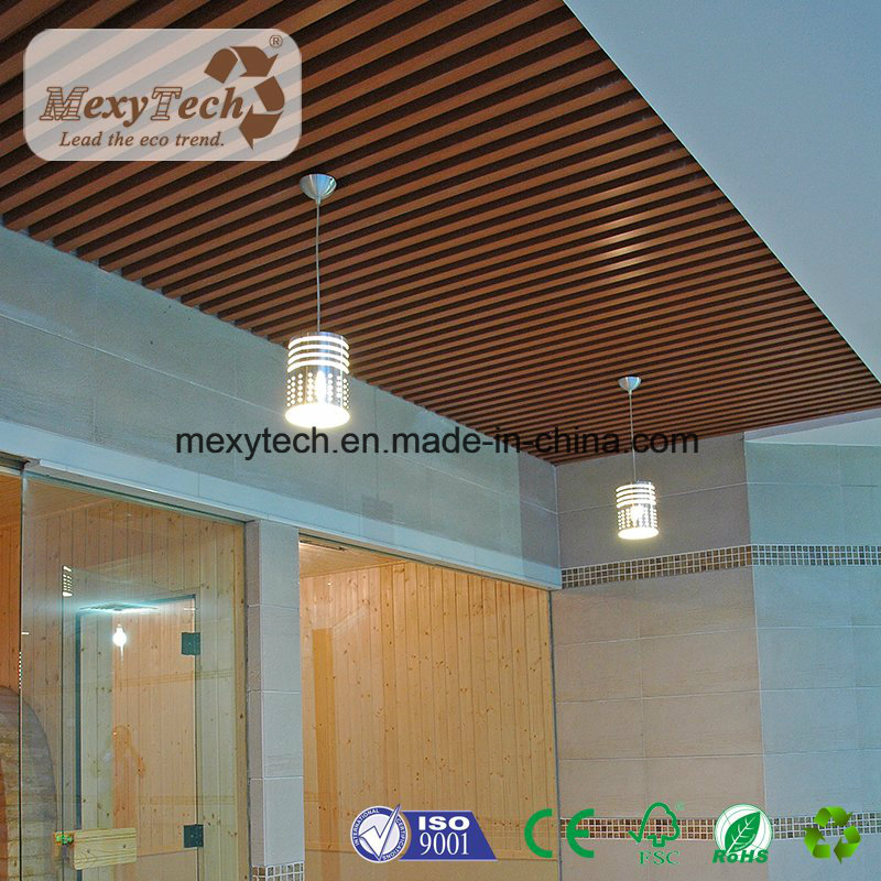 Fire Retardant Wood Composite WPC Indoor PVC Ceiling