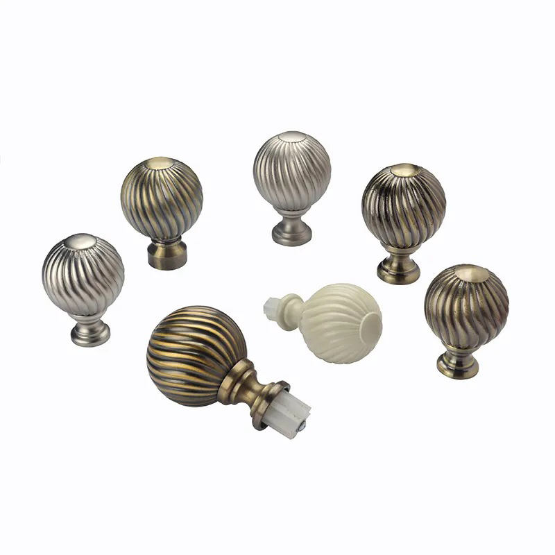 Vikson Cheap Price Morden Luxury Decorative Antique Brass Wrought Iron Curtain Rod